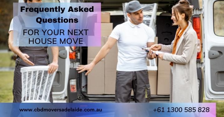 Frequently Asked Questions House Move